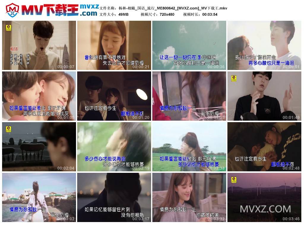 杨林-相随_国语_流行_ME800642